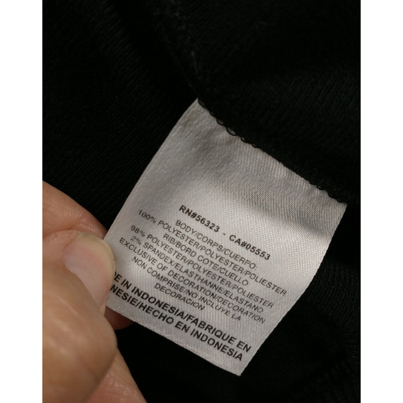 Nike Men's Full Zip Track Jacket Black Small Solid Eagles #4 Training Pockets - Picture 12 of 15